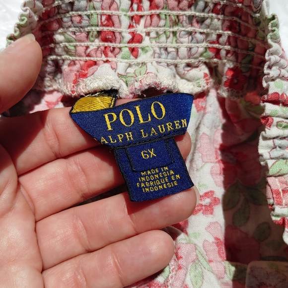 Polo Ralph Lauren Floral Cotton Linen Shorts Sz 6X - Picture 3 of 5